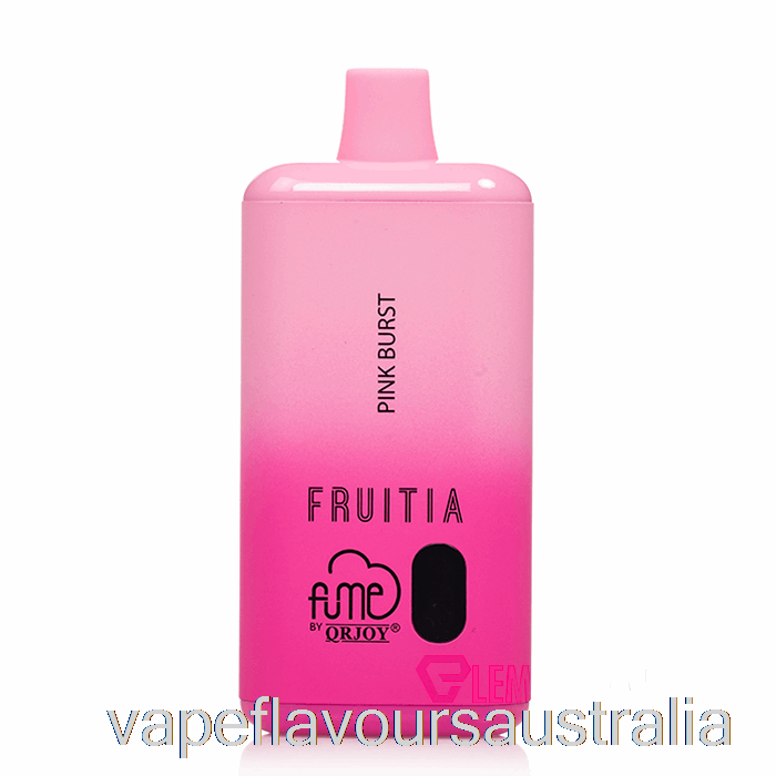 Vape Australia Fruitia x Fume 8000 Disposable Pink Burst